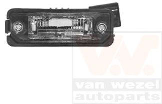 VAN WEZEL 5894920 -  Фонарь освещения номерного знака